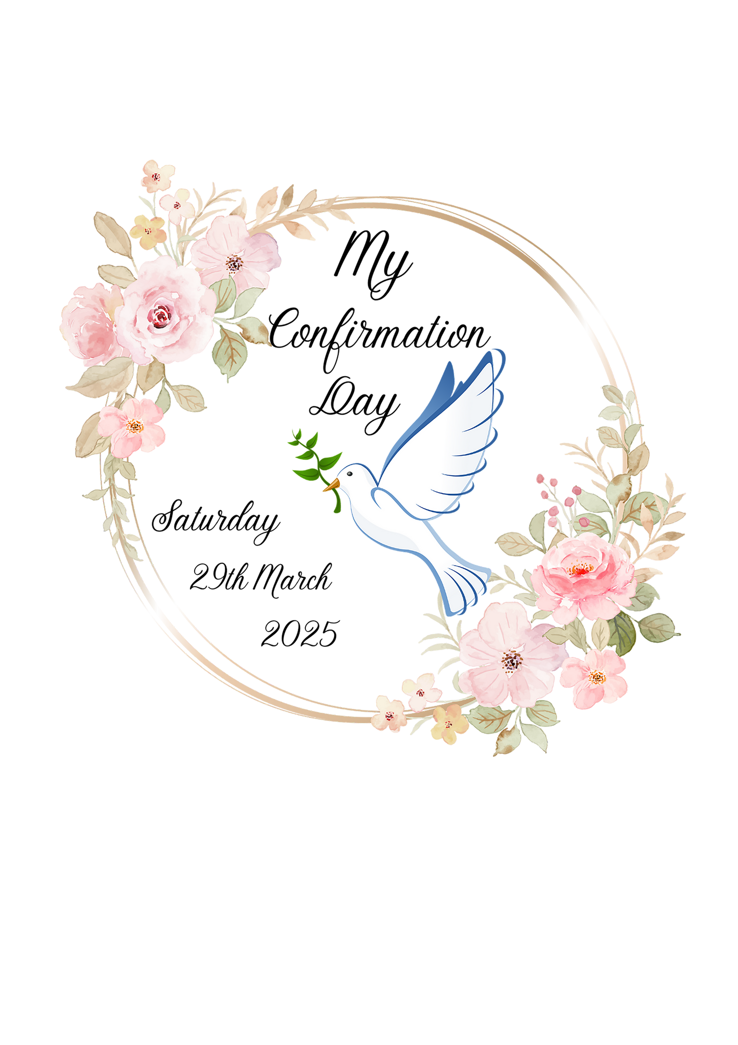 Personalised All-White Satin Girls Robe