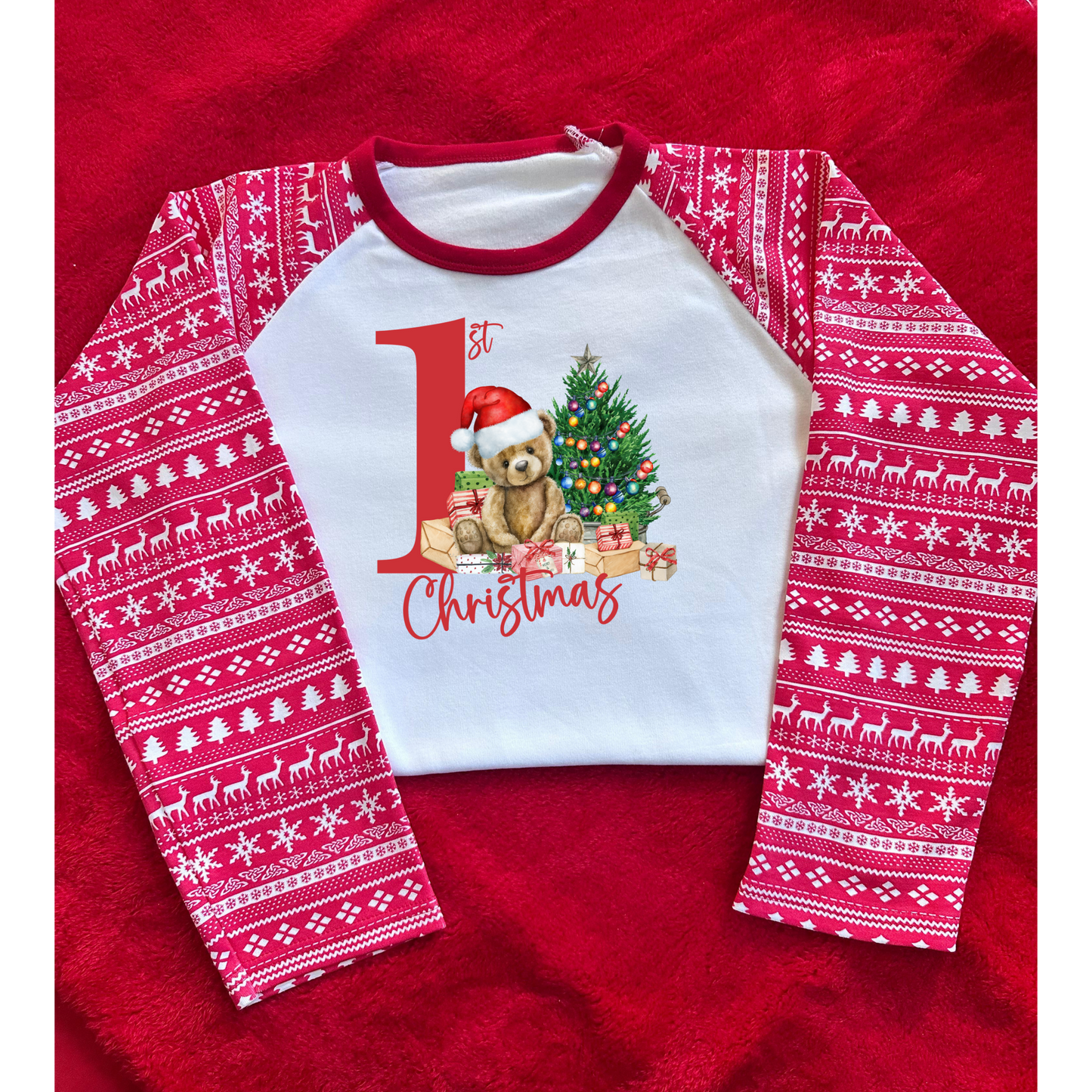 👨‍👩‍👧‍👦 Personalised Family Christmas Pyjamas, 100% Cotton Matching PJs