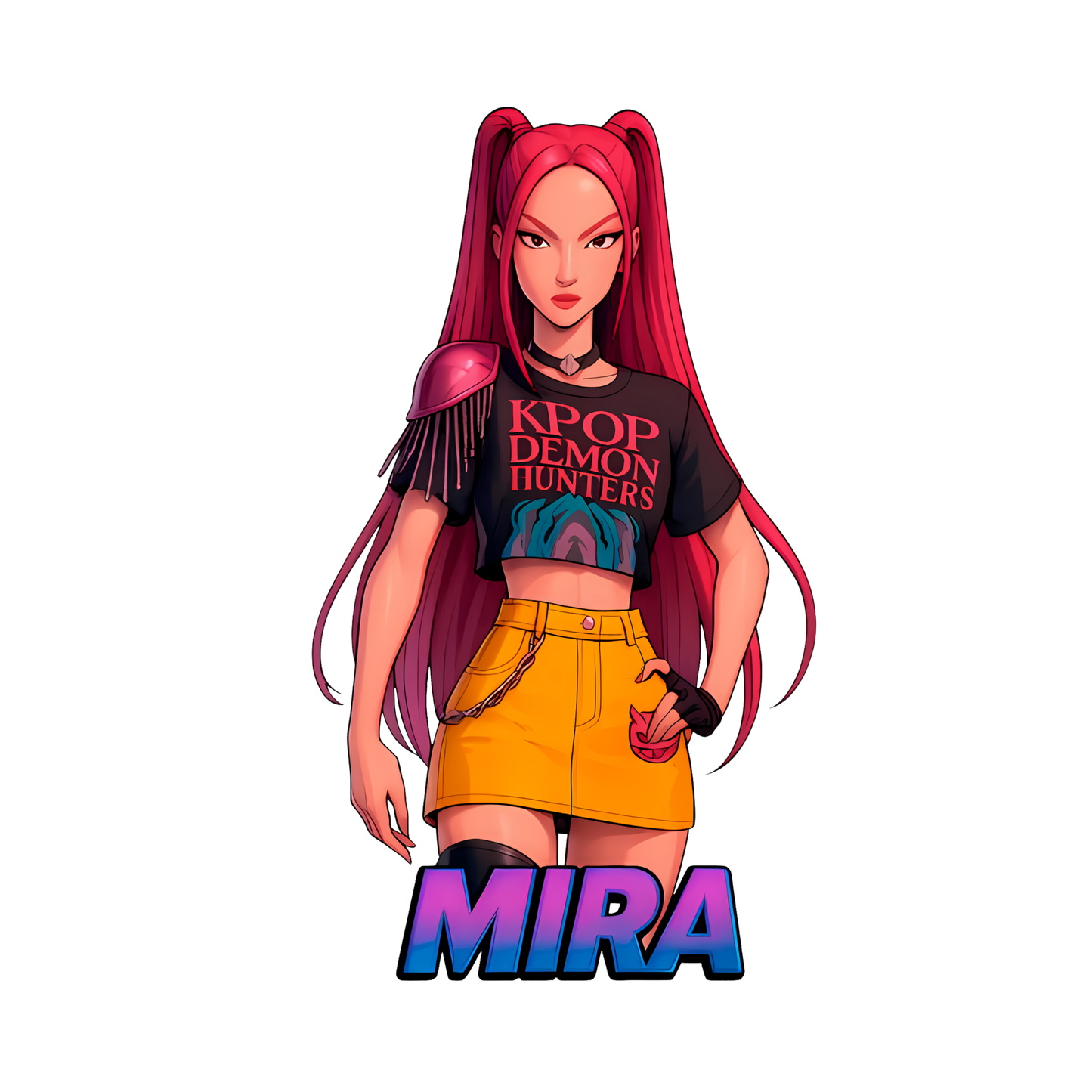 Personalised K-Pop Demon Hunters PJs | 100% Cotton Pastel Pink & Purple Kids Pyjamas