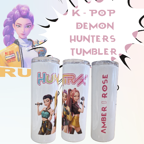 🌟 Personalised K-Pop Demon Hunters Tumbler 🌟