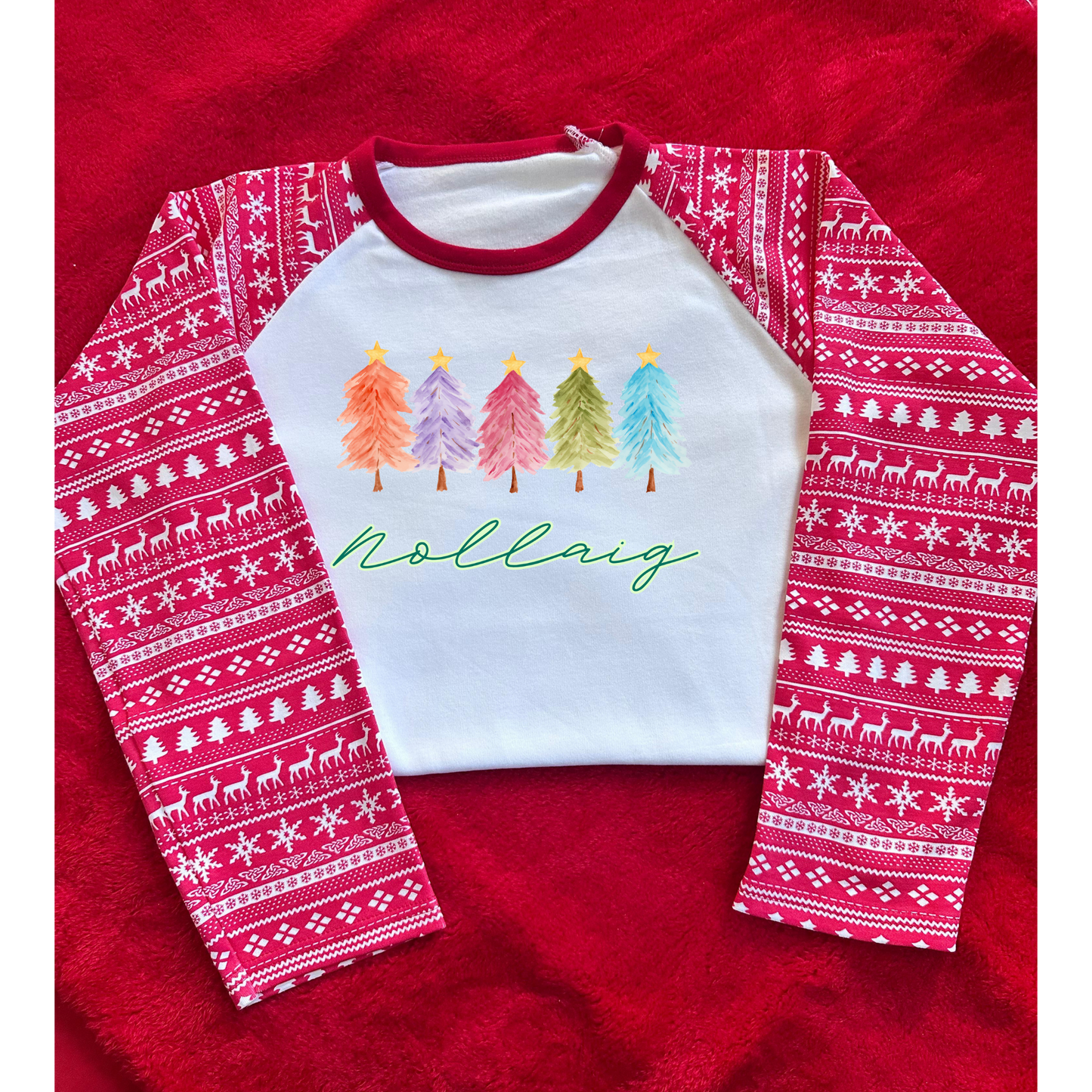 👨‍👩‍👧‍👦 Personalised Family Christmas Pyjamas, 100% Cotton Matching PJs